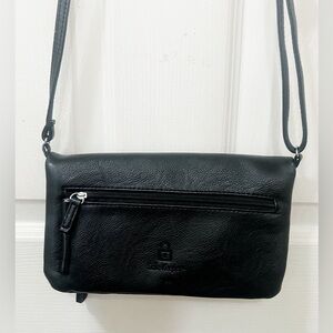 New SafeKeeper Black Crossbody Bag